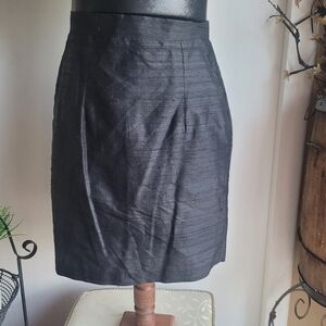 Marquis by Randall Cosco Black Silk Skirt M
